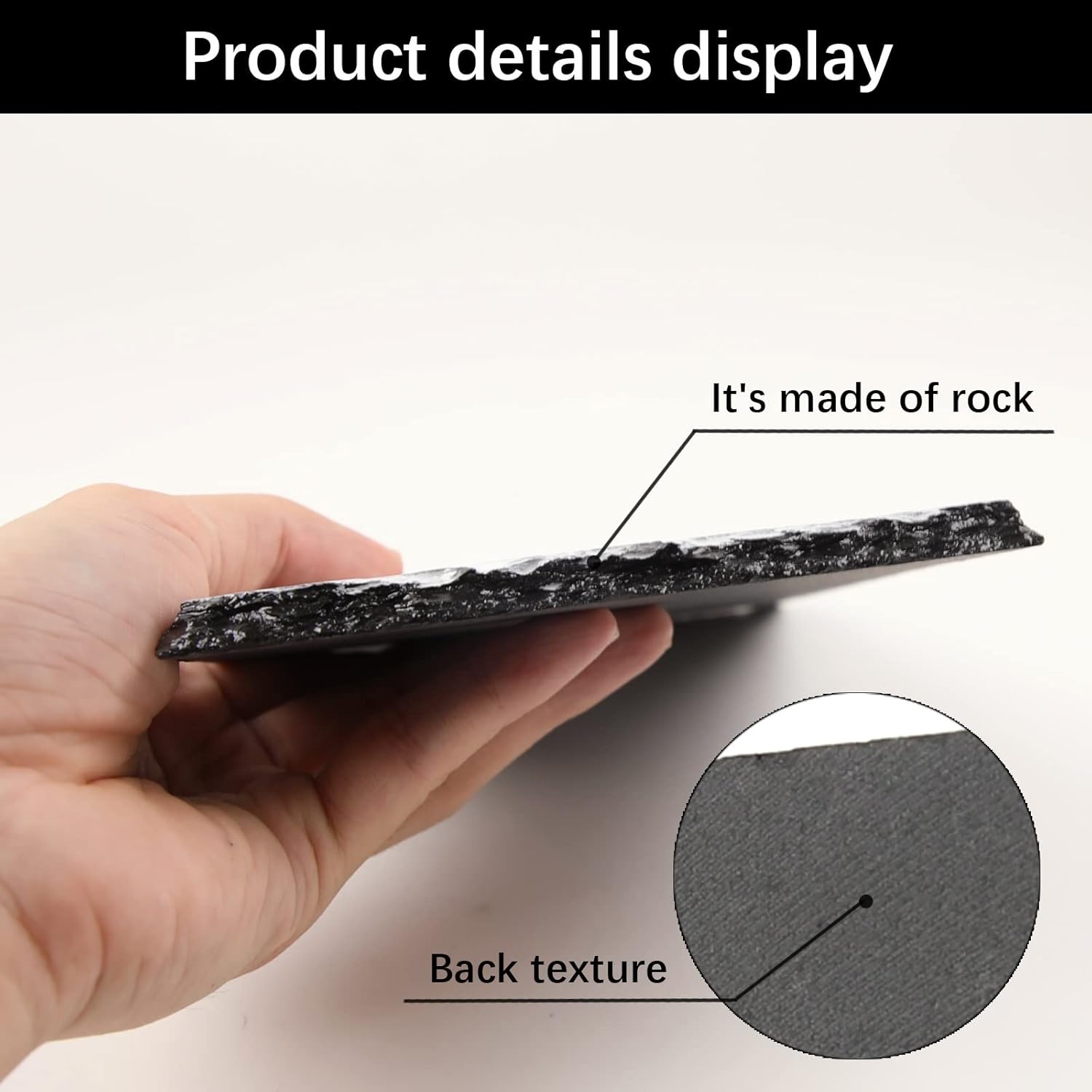 Personalized heart shape slate stone with your own picture