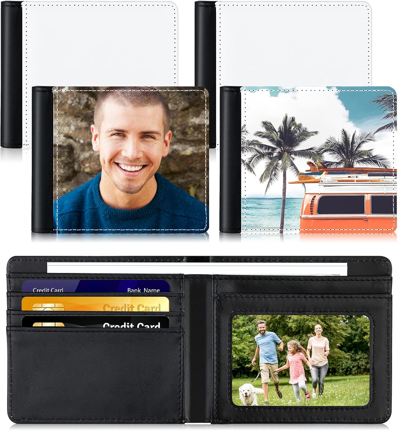 Customized Wallet Perfect gift to give him on Valentne's, Father's day, Christmas or Anniversary