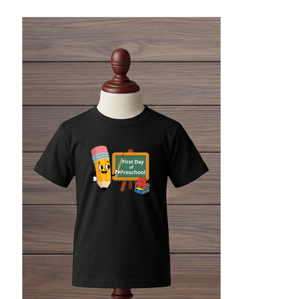 Back To school youth shirts for PRESCHOOL students